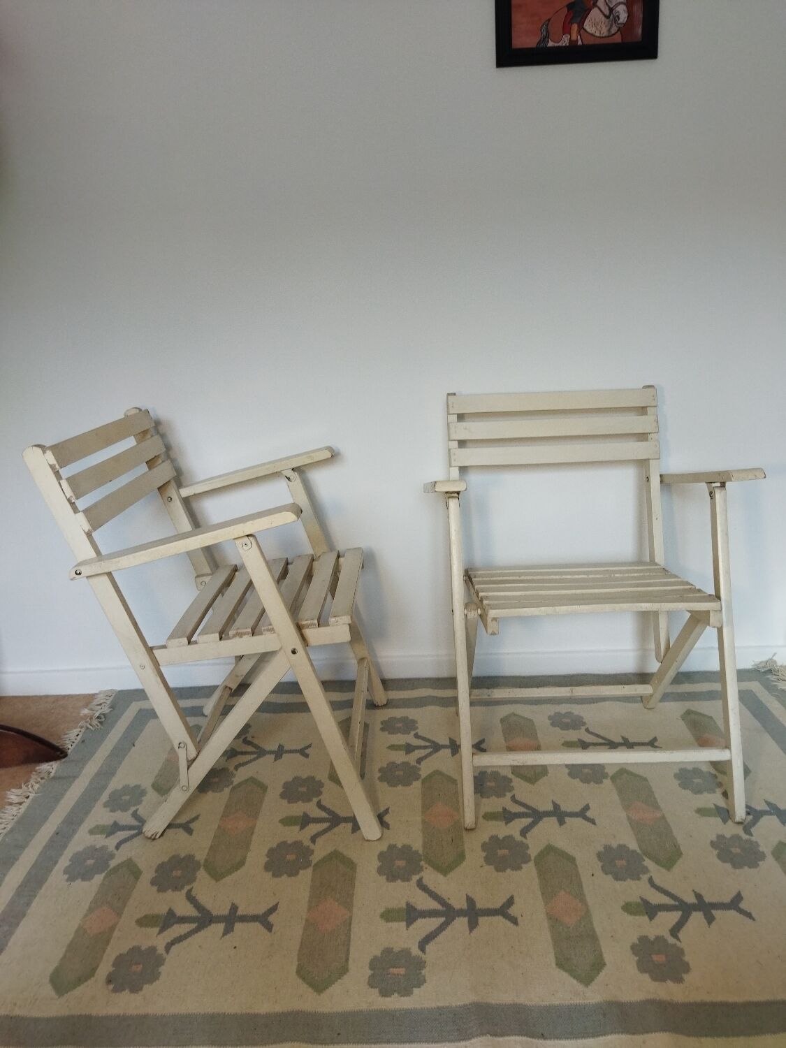 Vintage folding chairs