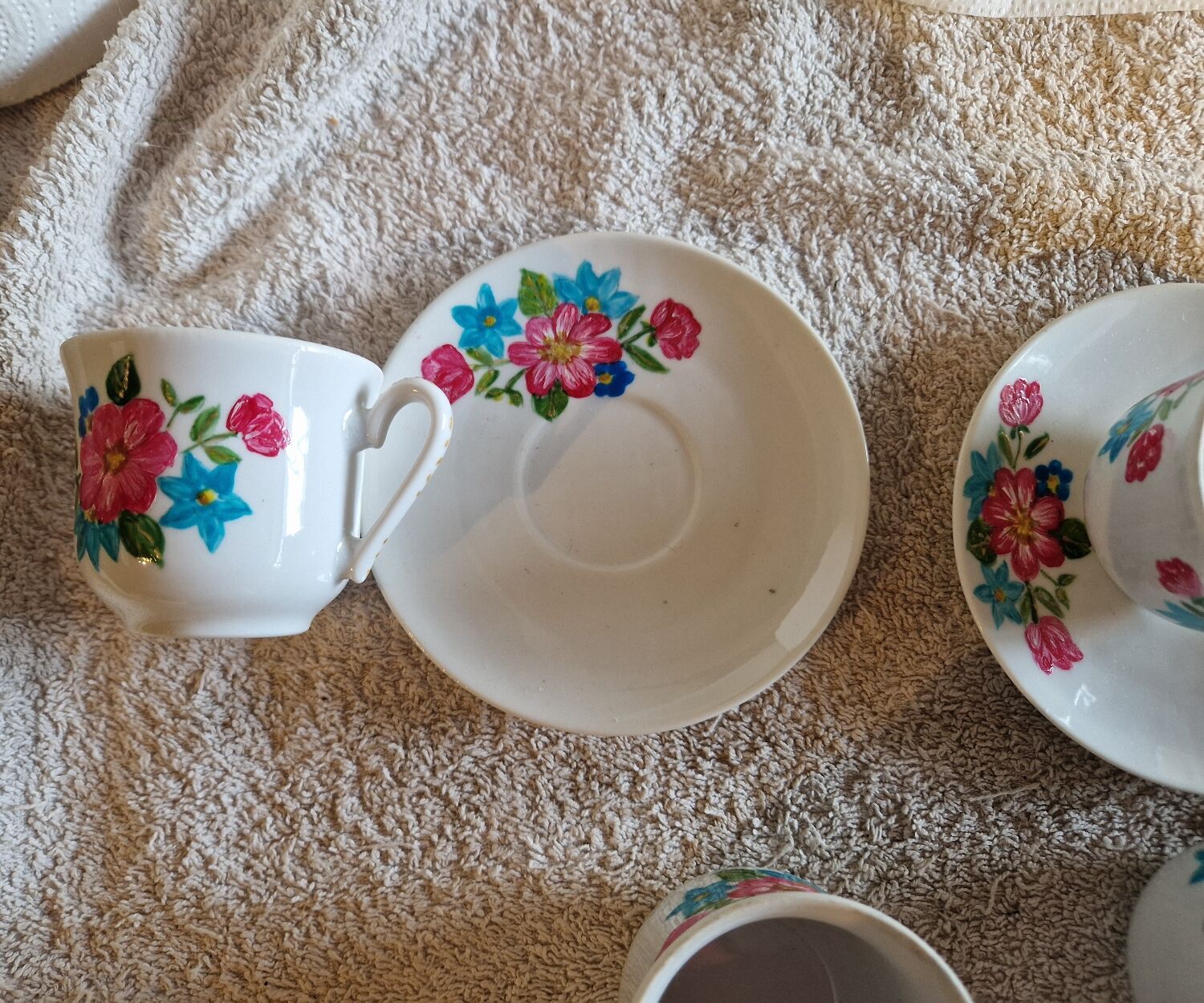Hand-painted coffee service