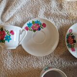 Hand-painted coffee service