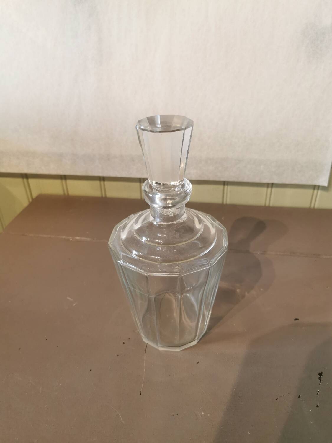 Art Deco glass carafe