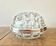 Antique glass and silver-plated flower holder