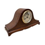 Mantel clock, art deco style, Napoleon's hat, Germany, 1930s.