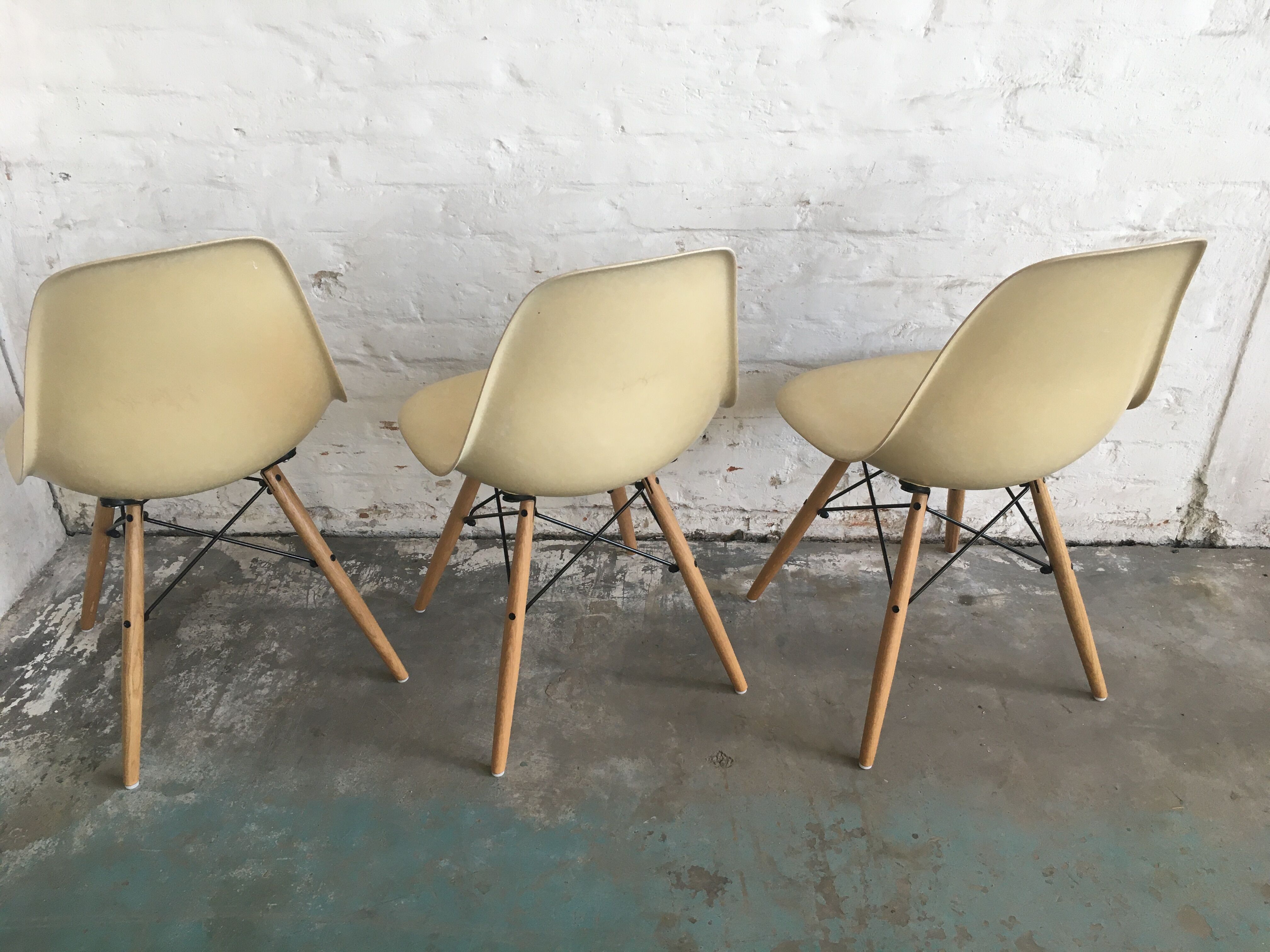 Ensemble de 6 chaises à manger DSW par Charles et Ray Eames