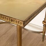 Jansen or Ramsay coffee table, 1940s/1950s, onyx and bronze