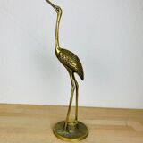 Golden brass heron