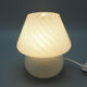 Vintage mushroom table lamp in grey murano glass, 1970s