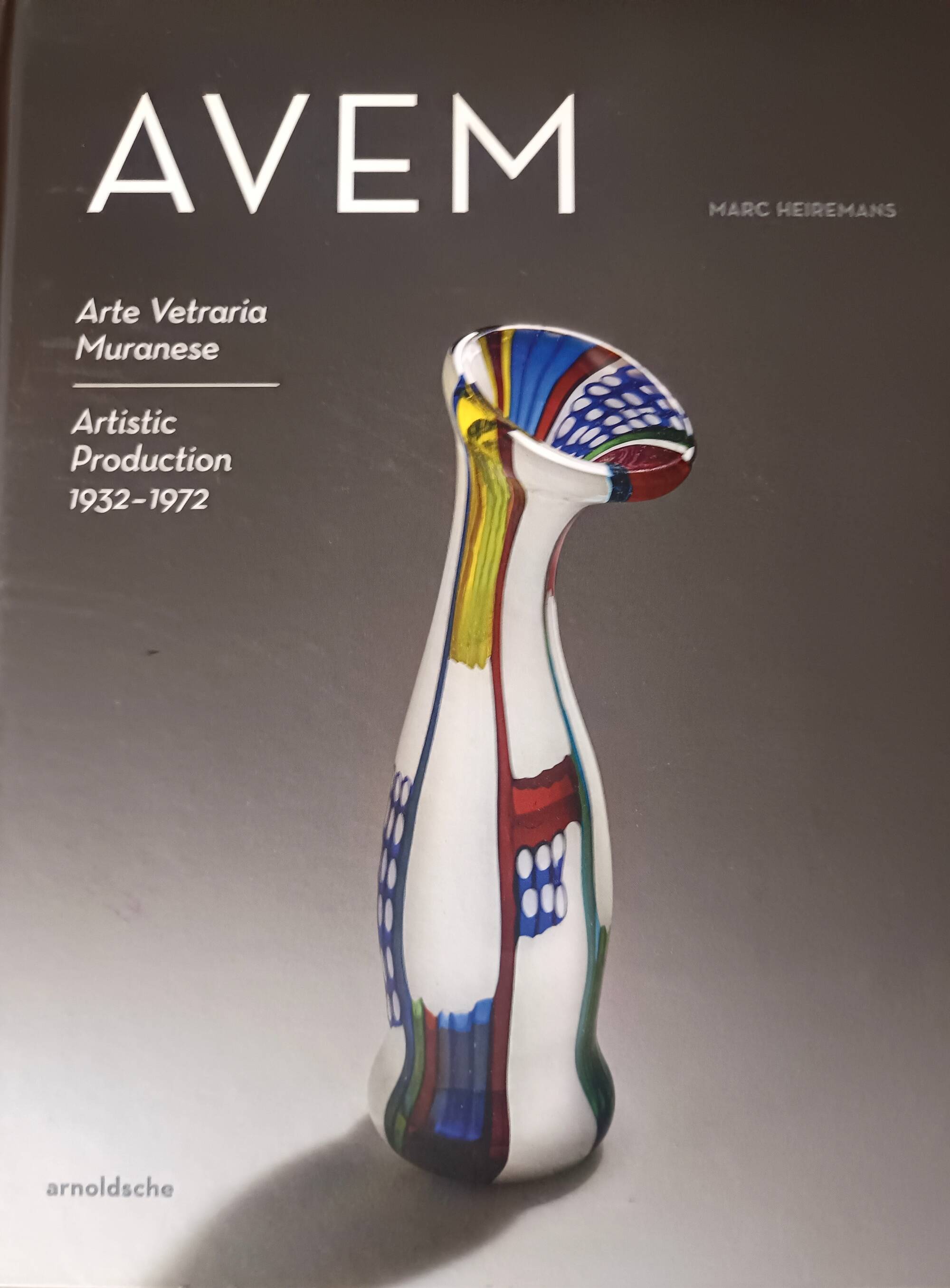 Polychrome Murano Glass "Tutti Frutti" Ashtray / Vide-Poche by Avem