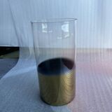 Vase by Polspotten in gold and transparent color