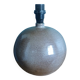 Pied de lampe boule signé Eric Debruyne couleurs greige, marron, taupe
