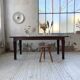 Solid oak farmhouse table 185cm