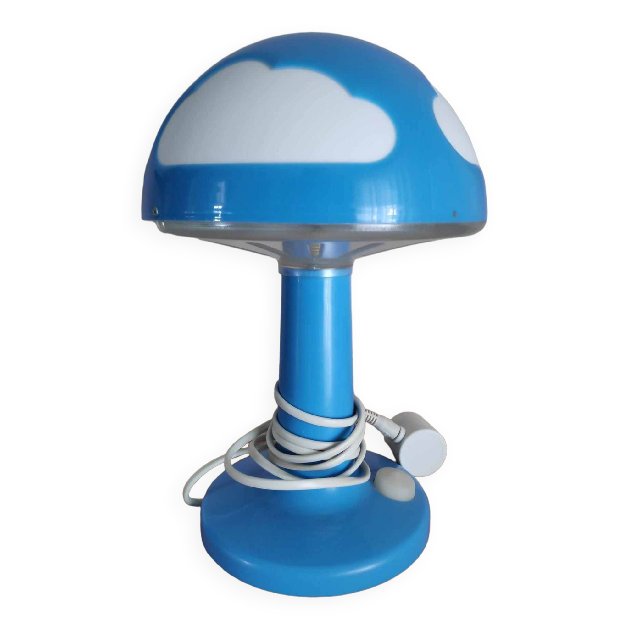 Ikea Skojig blue lamp