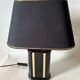 Black ceramic lamp from the 1980s