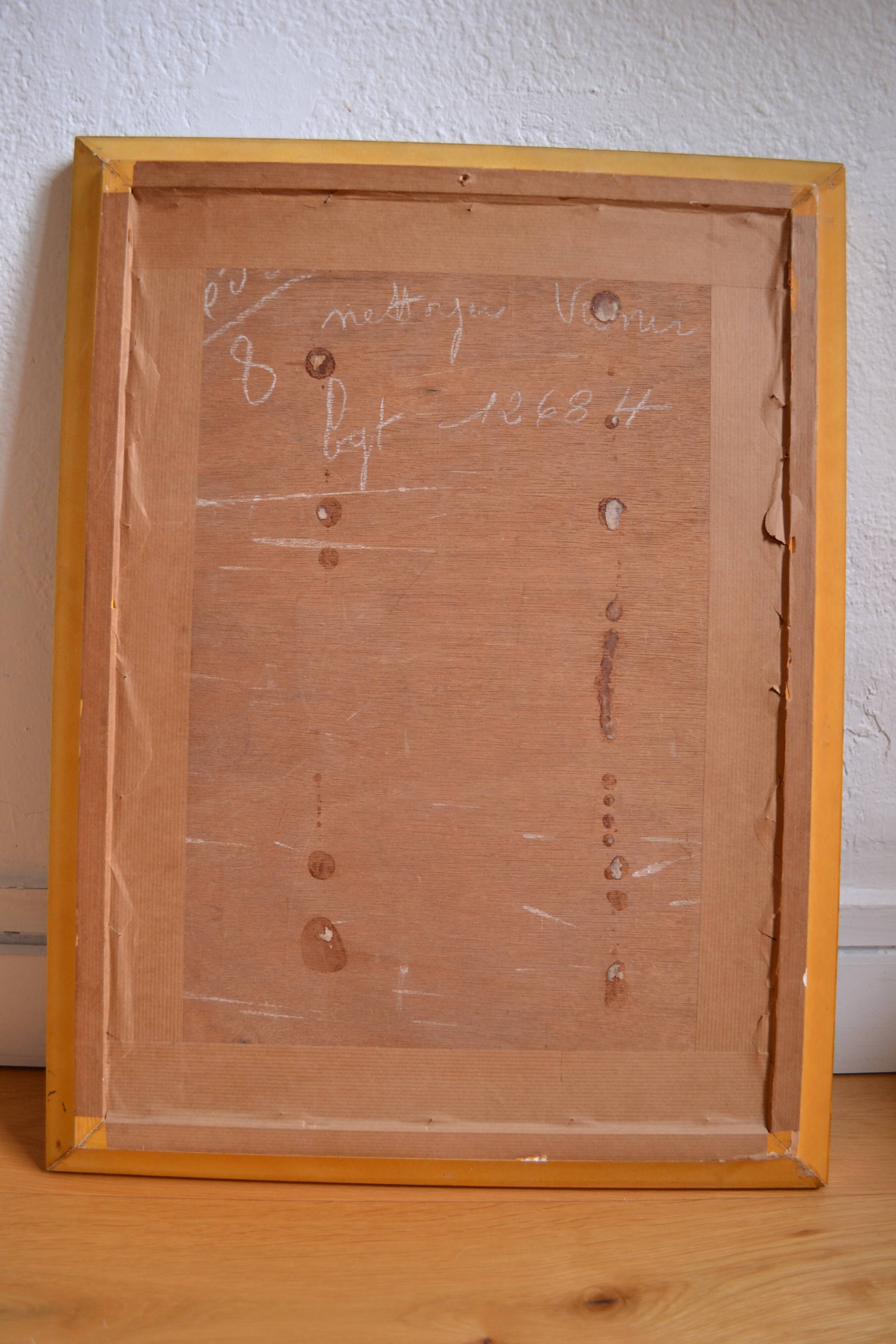 Victor VIC-DAUMAS (1909-2002) HSP 50x36cm Landscape of Provence School of Paris