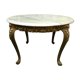 Table basse louis xv bronze et marbre