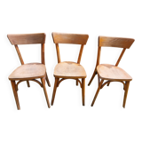 3 Luterma bistro chairs, sanded