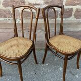 2 chairs bistro Thonet Nr 56 curved wood