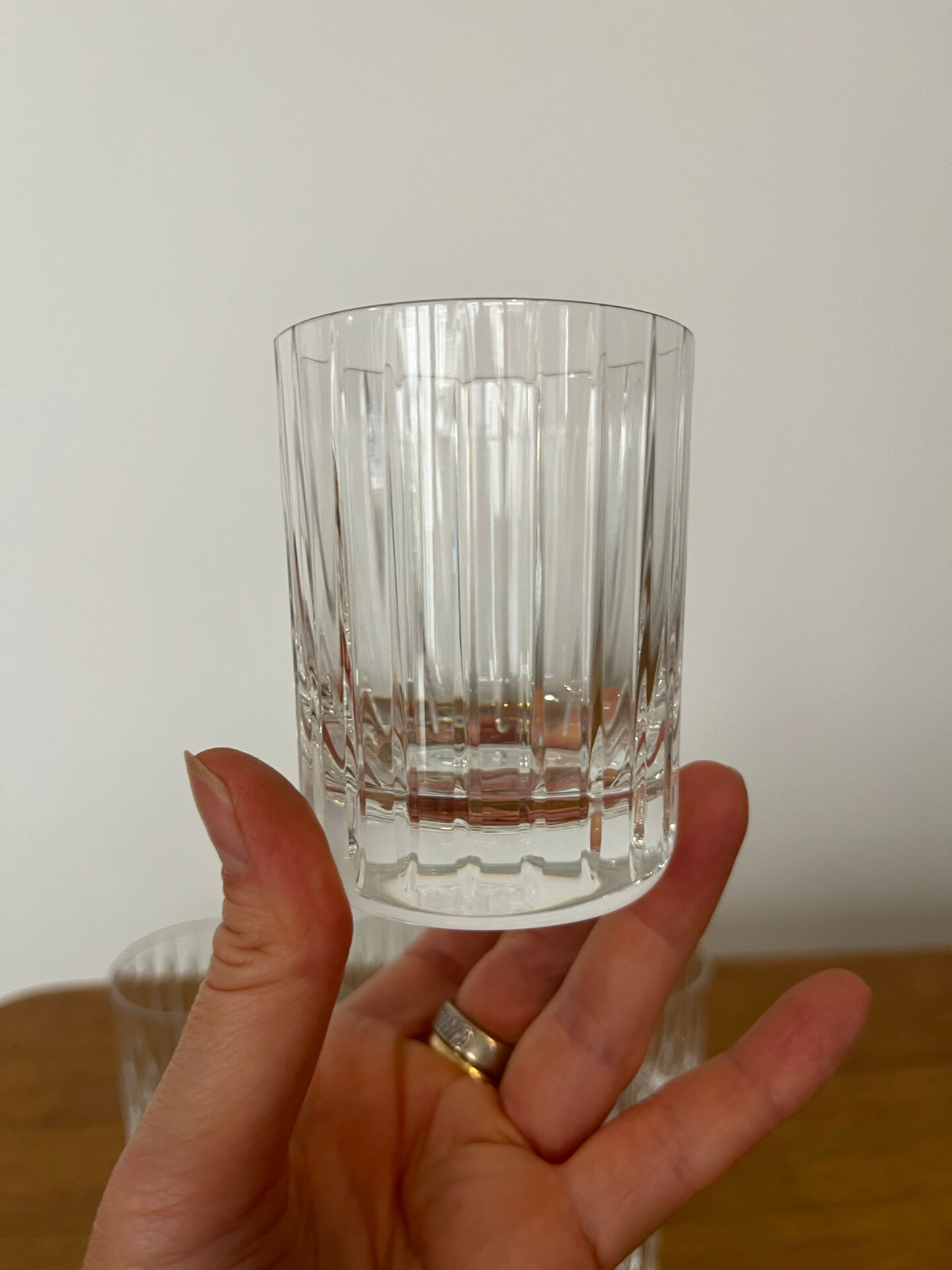 Set of 5 Harmonie goblets signed by Baccarat