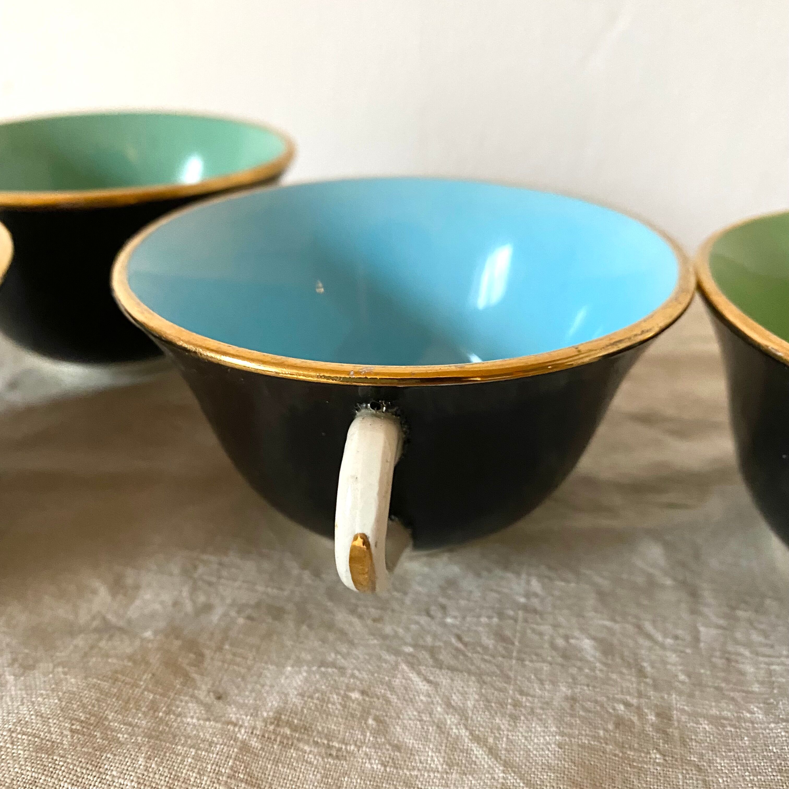 Digoin Sarreguemines Cups