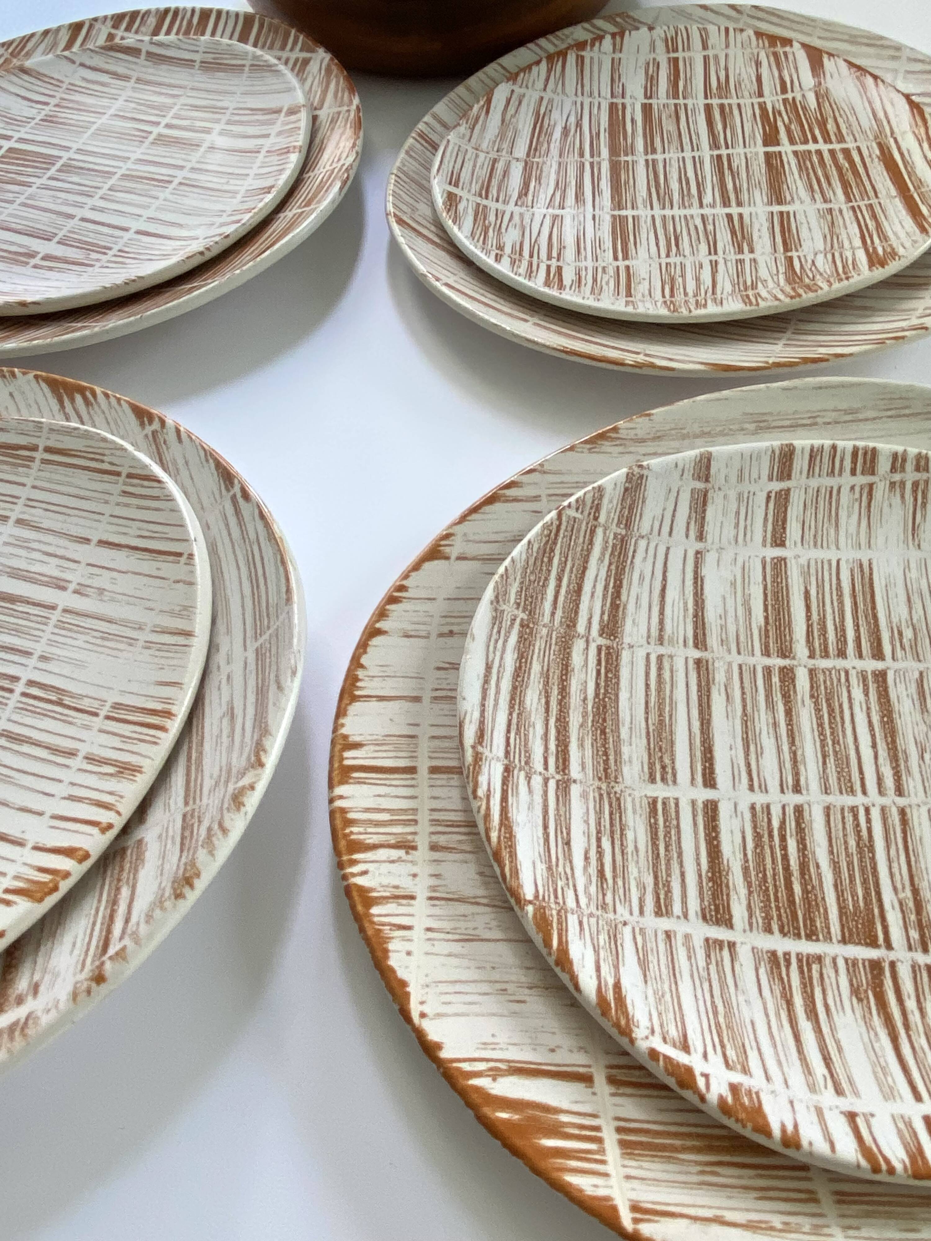 Large relief plates, Niderviller, 1960