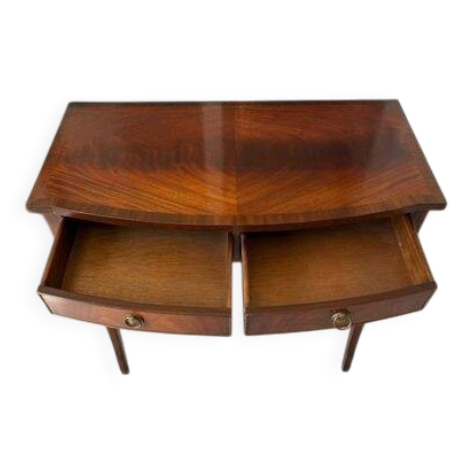 Mahogany console in Regency style 1950