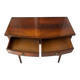 Mahogany console in Regency style 1950