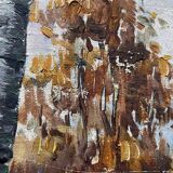 Oil on canvas by the pond signed P.Cario