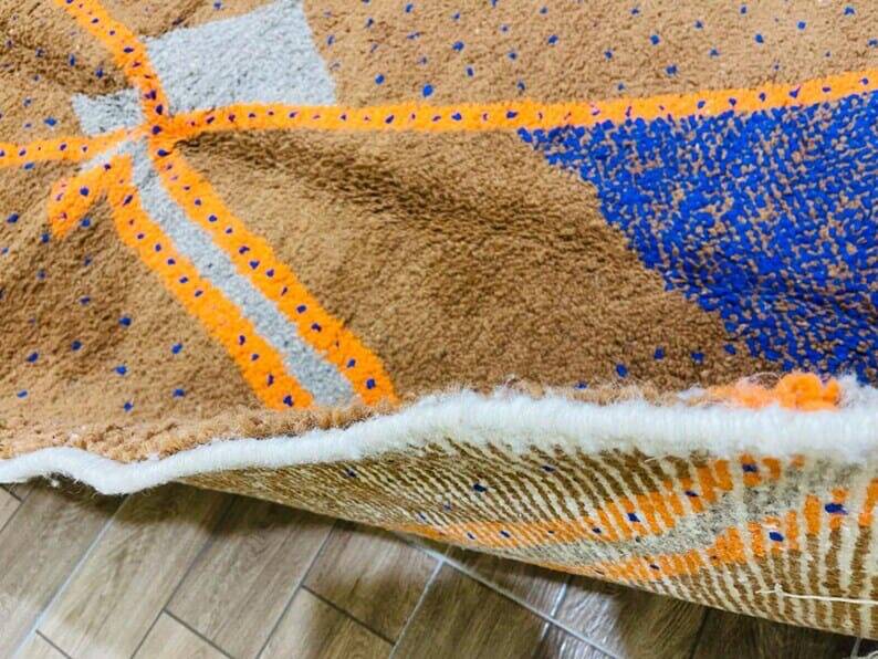 Tapis beni ouraine fait main taille 100 x 200 cm