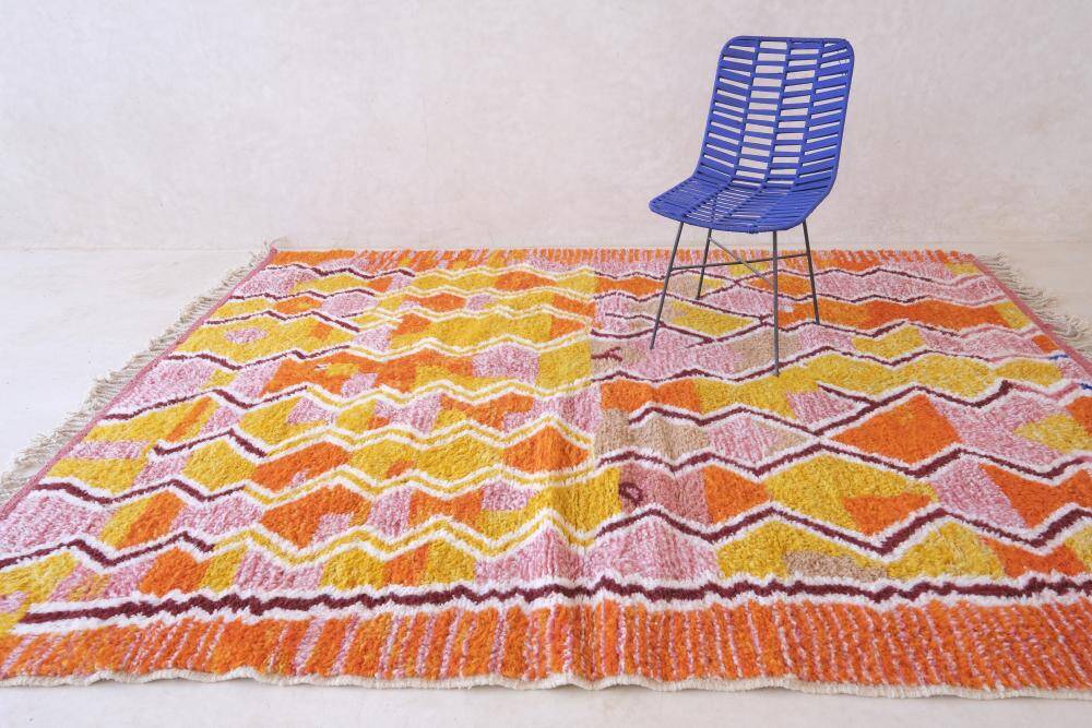 Modern Moroccan Boujad Rug - 271 x 210 cm