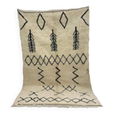 Handmade moroccan berber carpet 263 x 153 cm