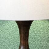 Desk lamp, 1960s, turned wood