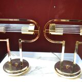 Pair of Venini Lamps from the 80s