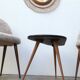 Table basse vintage pieds compas