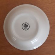 Cup, blue Churchill Staffordshire bowl, English porcelain