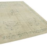 Hand-knotted wool turkish beige carpet 203 cm x 303 cm