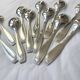 Christofle cutlery set - 11 fourchettes de table et 11 cuillères à soupe - Art déco - Métal argenté