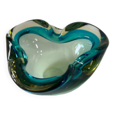 Cendrier en verre de murano vintage 1950/1970
