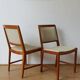 2 chaises en teck, bertil fridhagen, bodafors, années 70