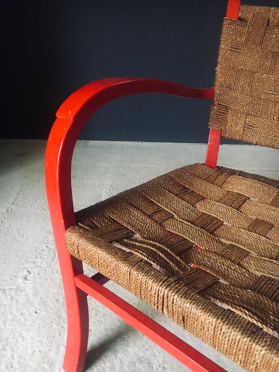 Mediterranean Armchairs, France, 1950s, Set of 2