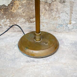 Floor lamp in brass and lacquered aluminum Italia Anni '50