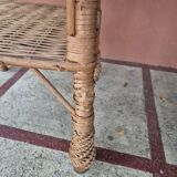 Wicker rattan coffee table