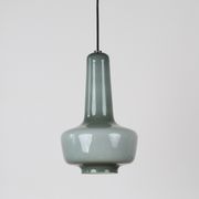 Danish vintage Kreta pendant lamp by Jacob E. Bang, Holmegaard, 1964