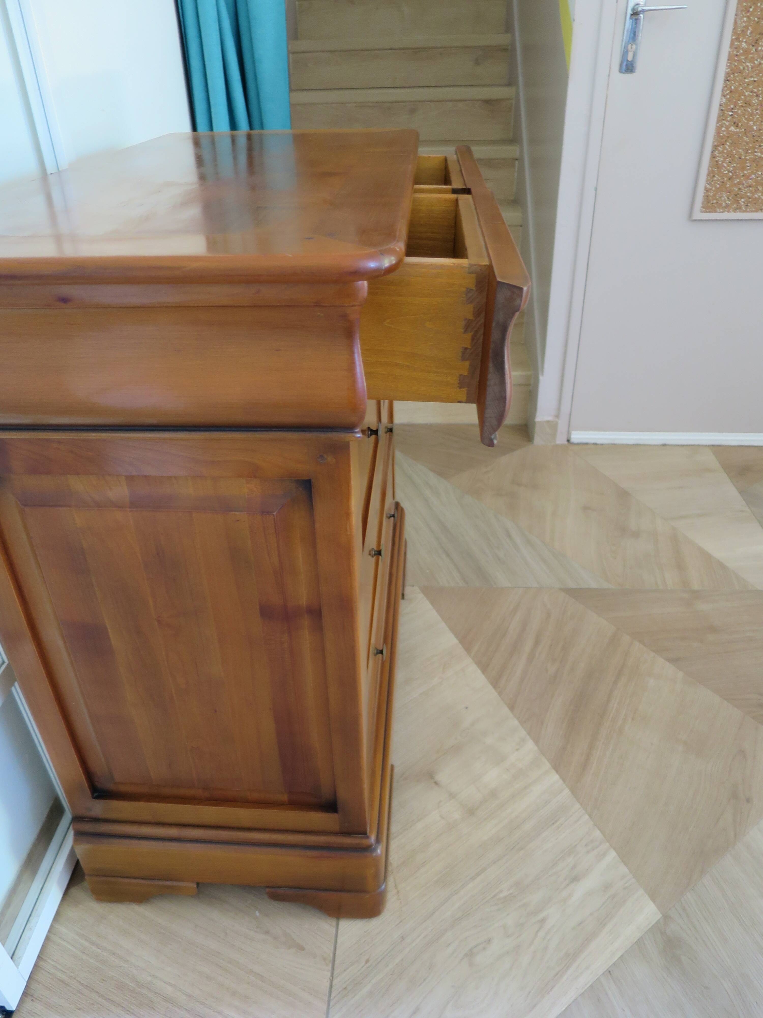 Small entrance cabinet-sideboard-dresser-Louis Philippe-6 drawers