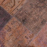 7x10 copper tones oversize farmhouse rug 303x208cm