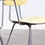 Set of 4 vintage industrial chairs