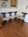 Ensemble de 4 chaises de salle à manger en chêne "en T"
