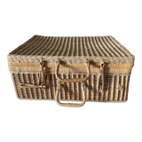 Wicker suitcase
