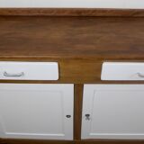 Parisian buffet wood kitchen