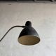 Vintage black industrial screw lamp
