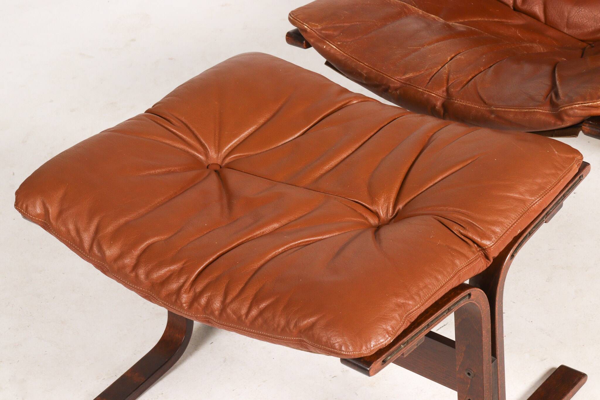 Vintage Ingmar Relling siesta Chair and footstool