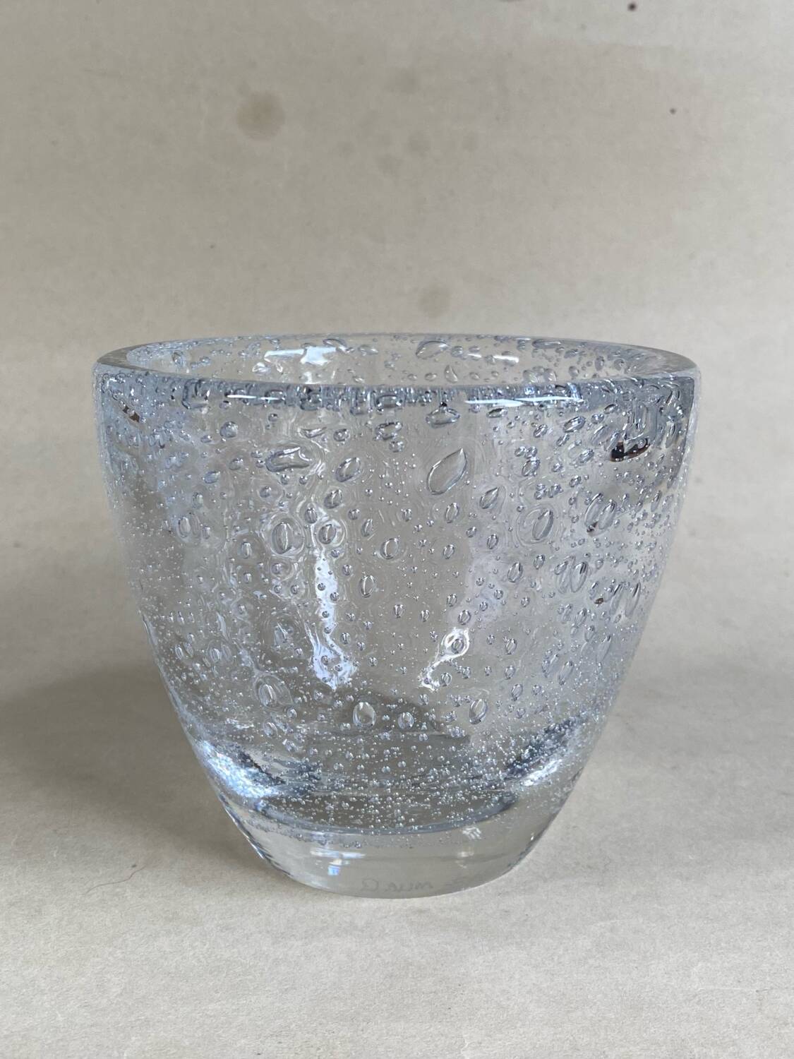 Daum Nancy France, bubble vase, circa 1930
